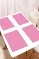 Pembe Sade Tek Renk Desensiz Premium Amerikan Servis ASR014