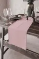 Tek Renk Runner Pudra Desensiz Düz Premium Runner Masa Örtüsü RNR006