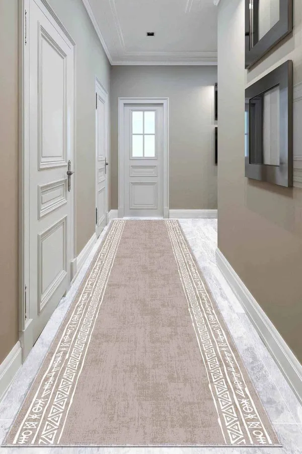 Yolluk 80X150 Vizon Kaymaz Çerçeveli Kesme Rulo Özel Ölçülü Yolluk AR1098