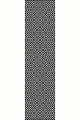 Eni 80 Cm Yolluk Siyah Kaymaz Karo Desen Kesme Rulo Özel Ölçülü Yolluk AR305