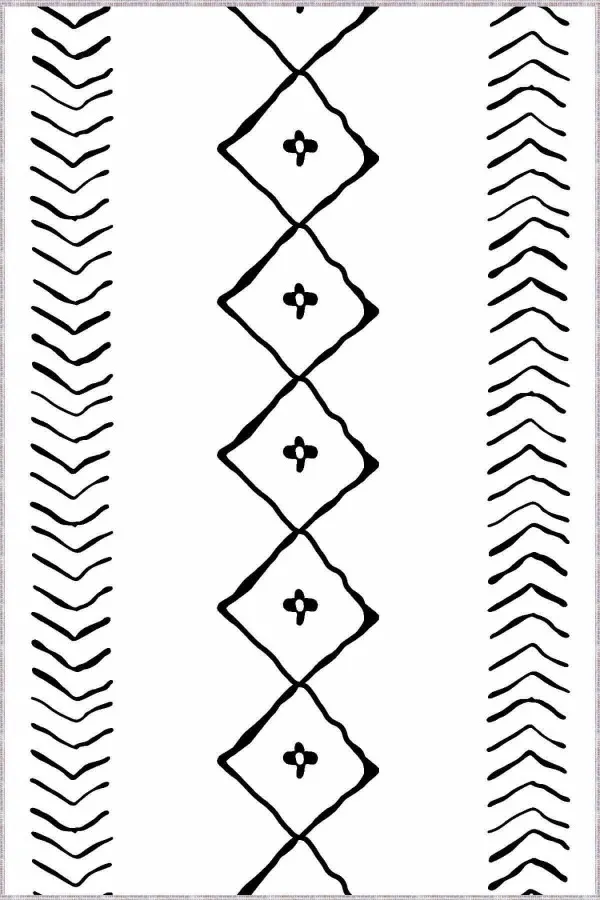 3 Metre Yolluk Kilim Beyaz Kaymaz Moroccan Kesme Rulo Özel Ölçülü Yolluk AR384