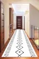 3 Metre Yolluk Kilim Beyaz Kaymaz Moroccan Kesme Rulo Özel Ölçülü Yolluk AR384