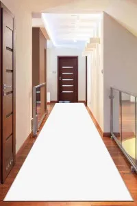 Beyaz Kaymaz Taban Sade Kesme Rulo Özel Ölçülü Yolluk AR584 Beyaz Kaymaz Taban Sade Kesme Rulo Özel Ölçülü Yolluk AR584