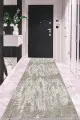 Ölçüye Göre Yolluk Bej Kaymaz Taban Vintage Kesme Rulo Özel Ölçülü Yolluk AR649