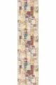 Renkli Kaymaz Patchwork Kesme Rulo Özel Ölçülü Yolluk AR654