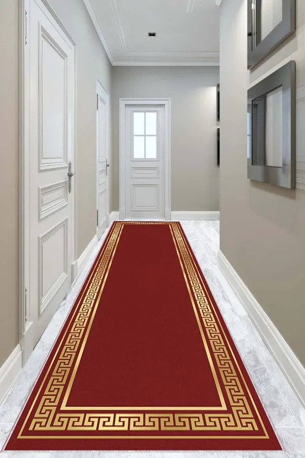 Protokol Kırmızı Halı Fiyatları Kırmızı Protokol Yolluk Kaymaz Taban Bina Giriş Halısı VH058