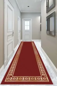 Bordo Klasik Motifli Protokol Yolluk Halı Özel Ölçülü VH063 Bordo Klasik Motifli Protokol Yolluk Halı Özel Ölçülü VH063